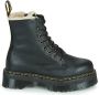 Dr Martens Jadon Faux Fur Lined Platform Boots Dr. Martens Zwart Dames - Thumbnail 2