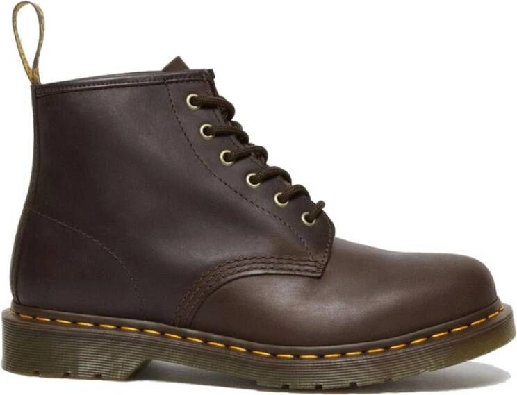 Dr. Martens Klassieke Bruine Leren Veterschoenen Brown