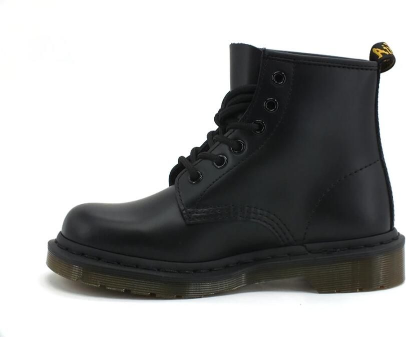 Dr. Martens Zwarte leren gevechtslaars met ritszak en 6 cm platform Black Dames - Foto 5
