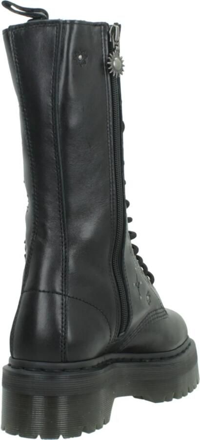 Dr. Martens 14-Eye Leren & Fluwelen Veterlaarzen - Foto 3
