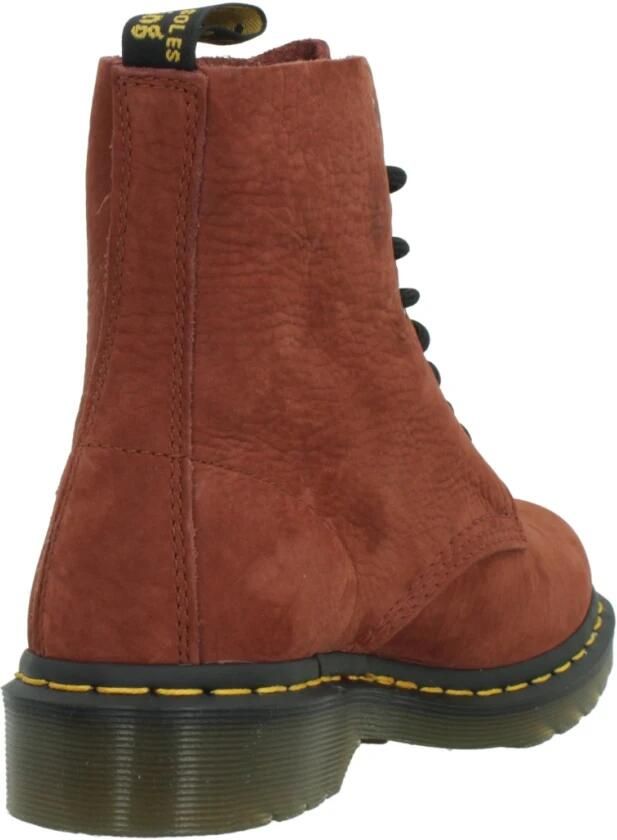 Dr. Martens 1460 PASCAL 8 EYE BOOT RUSSET Hoge sneakers Dames veterschoenen Dames sneakersHalf-hoge schoenenPopulaire damesschoenen Veterboots Rood - Foto 7
