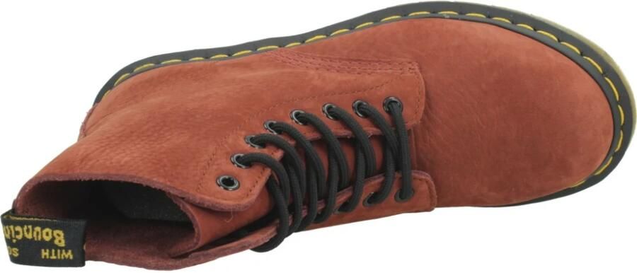 Dr. Martens 1460 PASCAL 8 EYE BOOT RUSSET Hoge sneakers Dames veterschoenen Dames sneakersHalf-hoge schoenenPopulaire damesschoenen Veterboots Rood - Foto 9