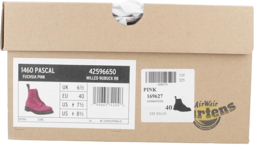 Dr. Martens Dr Martens 1460 Pascal Laarzen Roze - Foto 2
