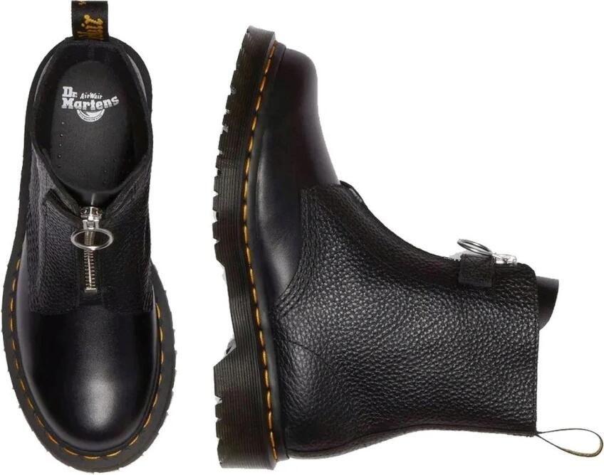 Dr. Martens 1460 Pascal Front Zip Boots Dames Zwart - Foto 3