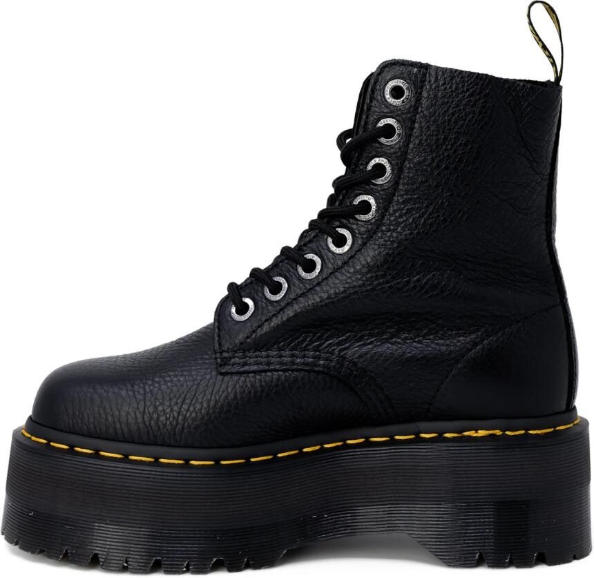 Dr. Martens Zwarte veterschoenen met hoge platform voor moedige vrouwen Black Dames - Foto 2