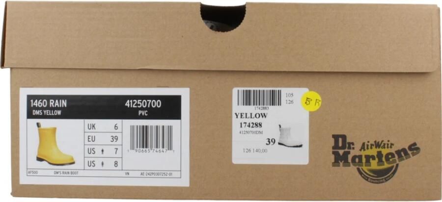 Dr. Martens Dr Martens 1460 Rain Laarzen Geel - Foto 3