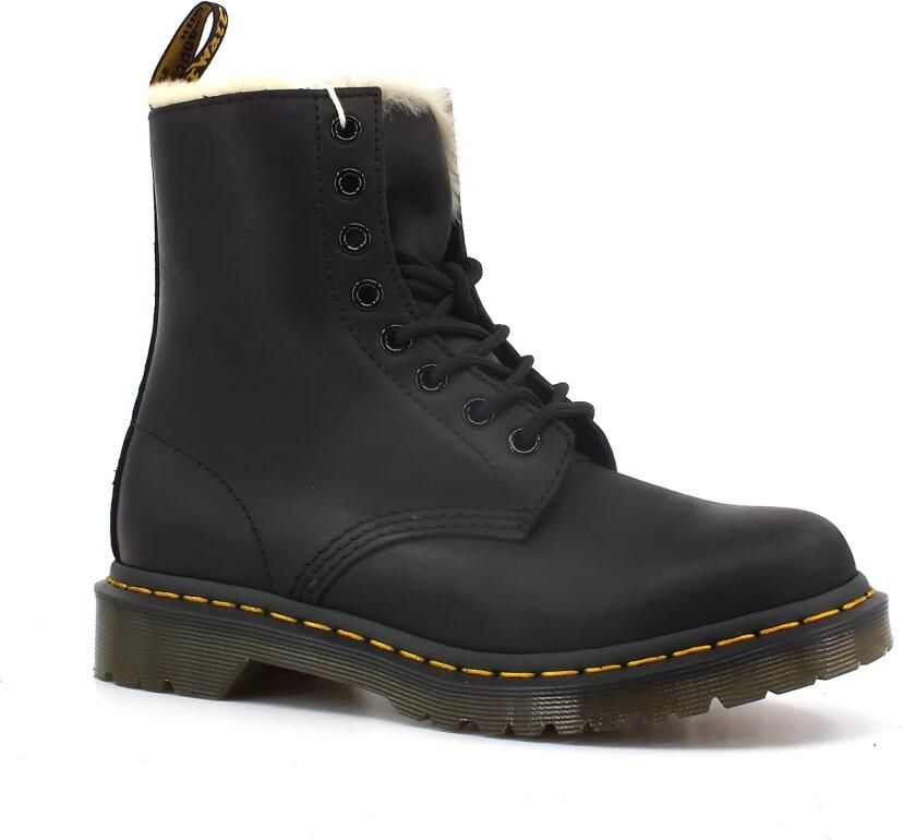 Dr. Martens 1460 SERENA Hoge sneakersVeterbootsDames veterschoenenDames sneakersHalf-hoge schoenen Zwart - Foto 5