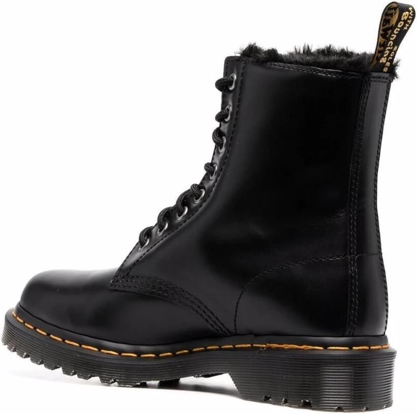Dr Martens 1460 Serena Faux Fur Lined Boots Dr. Martens Zwart Dames