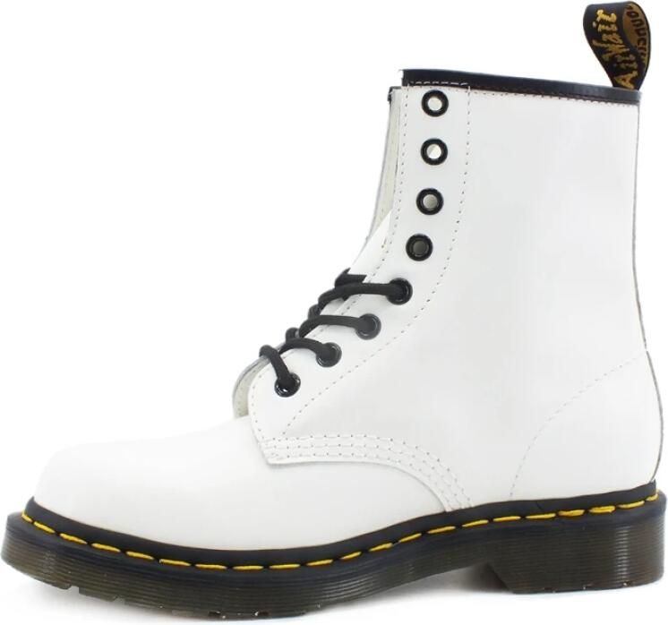 Dr. Martens Dr Martens Schoenen Enkellaarsjes DM11822100-1460-WHITE Unisex Wit - Foto 17