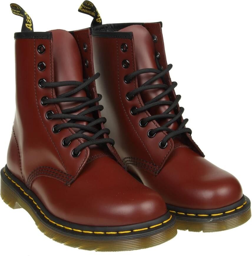 Dr. Martens 1460 PASCAL 8 EYE BOOT RUSSET Hoge sneakers Dames veterschoenen Dames sneakersHalf-hoge schoenenPopulaire damesschoenen Veterboots Rood - Foto 2