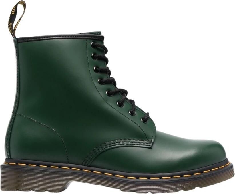 Dr. Martens Originele 1460 Laarzen in Groen Smooth Green Dames