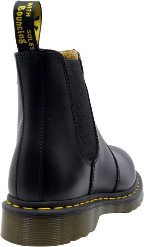 Dr. Martens Klassieke Chelsea-laarzen van glad leer met gele stiksels en AirWair-logo Black - Foto 19