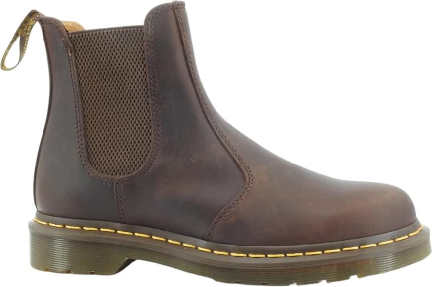 Dr. Martens Authentieke leren laarzen met een kenmerkende stijl en comfort Brown - Foto 14