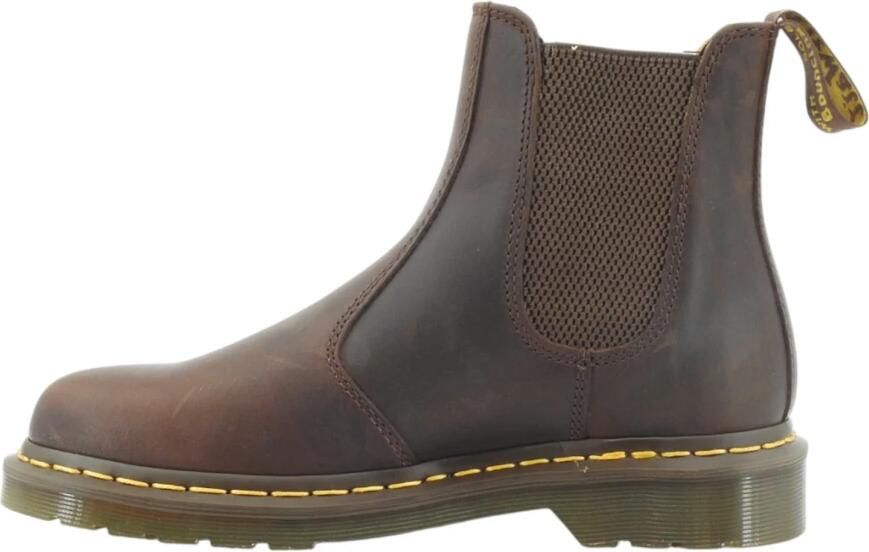 Dr. Martens Authentieke leren laarzen met een kenmerkende stijl en comfort Brown - Foto 16