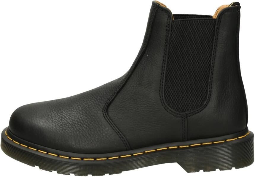 Dr. Martens Zwarte leren enkellaarzen met elastische sluiting Black Heren - Foto 8