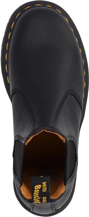 Dr. Martens Zwarte leren enkellaarzen met elastische sluiting Black Heren - Foto 14