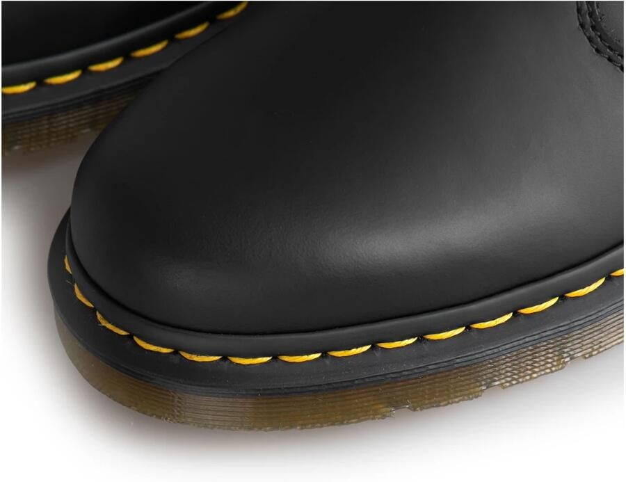 Dr. Martens Klassieke Chelsea-laarzen van glad leer met gele stiksels en AirWair-logo Black - Foto 14