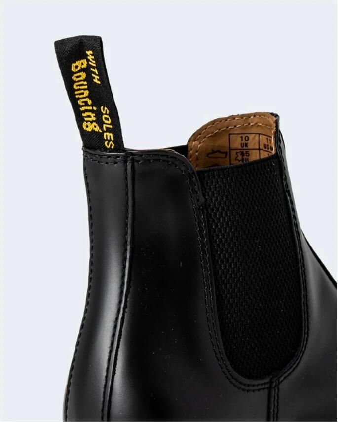 Dr. Martens Klassieke Chelsea-laarzen van glad leer met gele stiksels en AirWair-logo Black - Foto 12