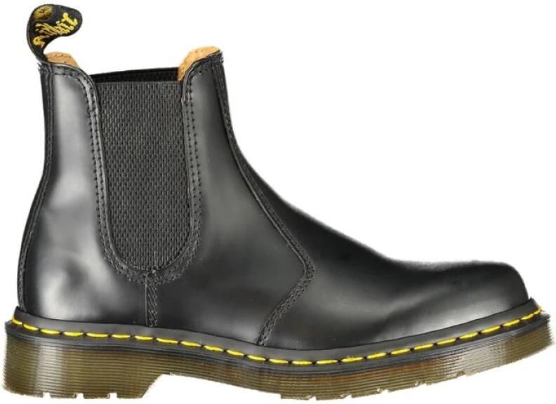 Dr. Martens Klassieke Chelsea-laarzen van glad leer met gele stiksels en AirWair-logo Black - Foto 18