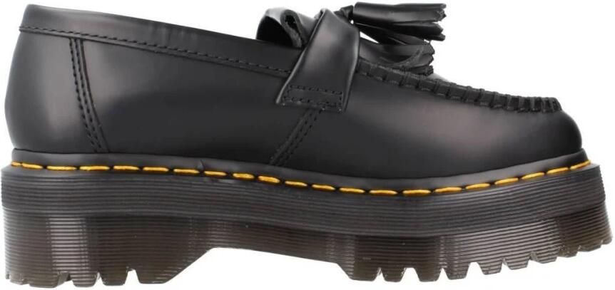 Dr. Martens Zwarte Leren Casual Amfibieën met Hak Black