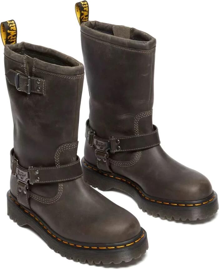 Dr. Martens Dr Martens Anistone Hi Laarzen Grijs Man Vrouw