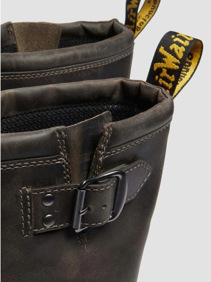 Dr. Martens Platte Grijze Schoenen Anistone Hi Stijl - Foto 4