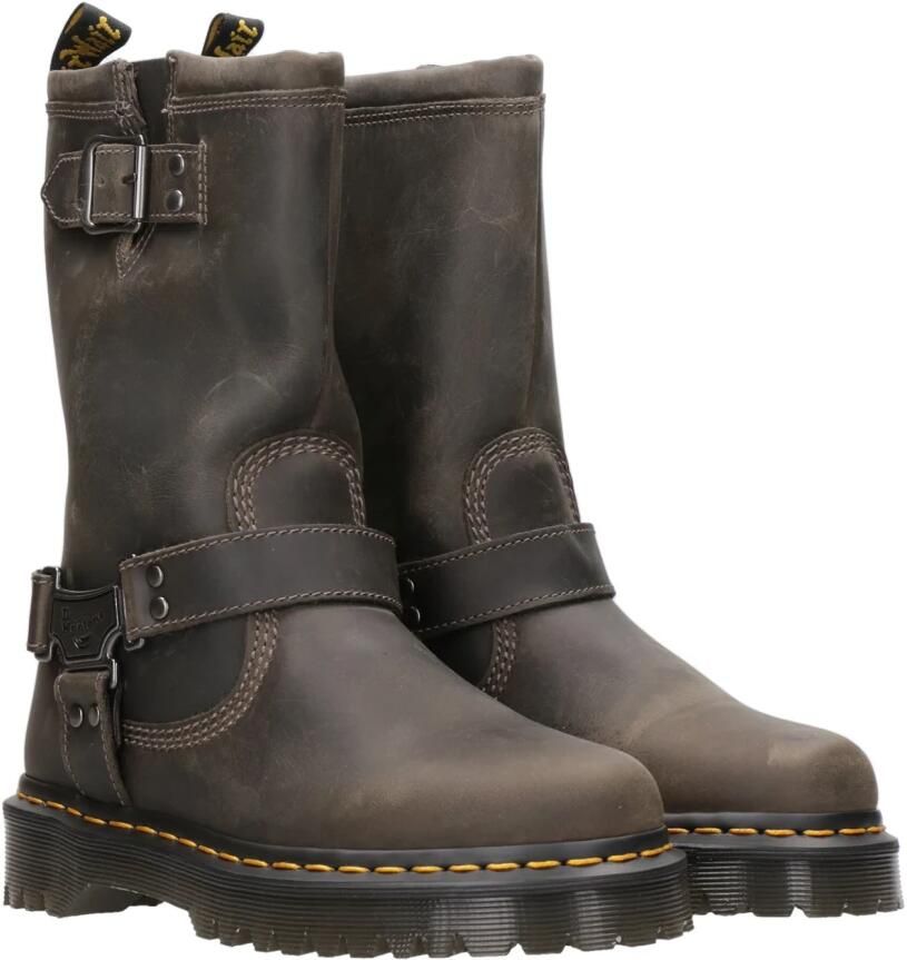 Dr. Martens Dr Martens Anistone Hi Laarzen Grijs Man Vrouw