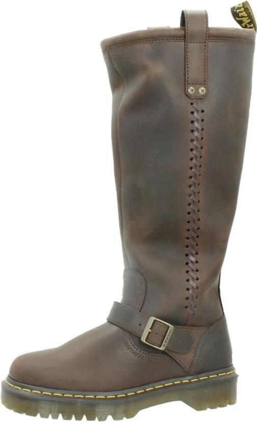 Dr. Martens ANISTONE BKR HIGH LEG BOOT Lange laarzenDames laarzen Bruin - Foto 3