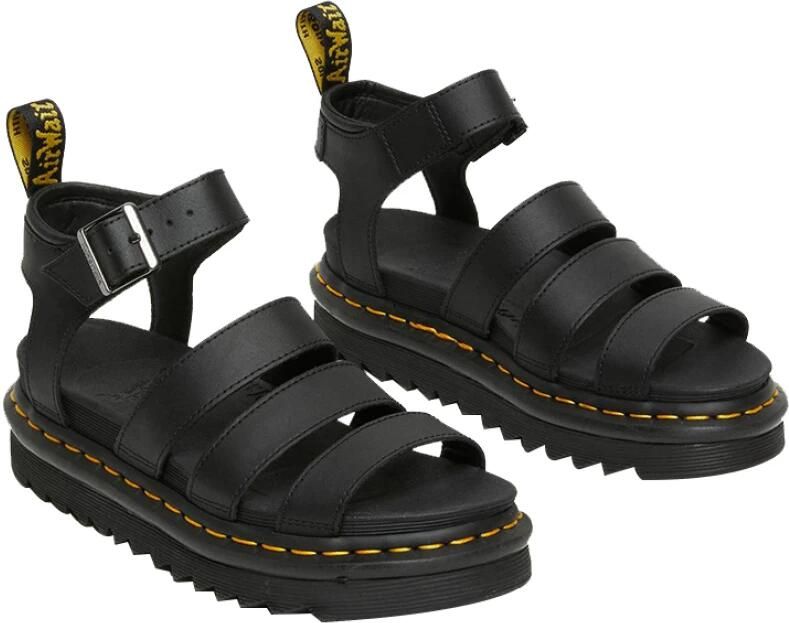 Dr. Martens Klassieke platte sandalen met verstelbare enkelband Black Dames - Foto 5