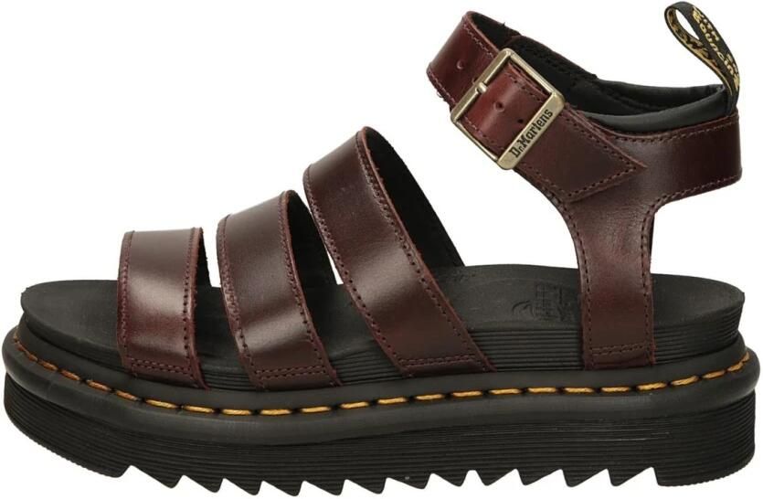 Dr. Martens Blaire leren sandalen met bandjes