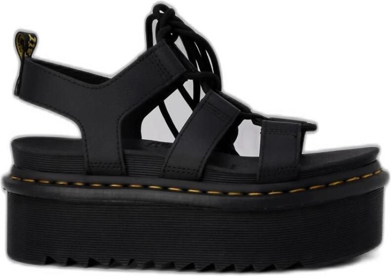 Dr. Martens Athena Leren Sandalen Lente Zomer Collectie Black Dames - Foto 4