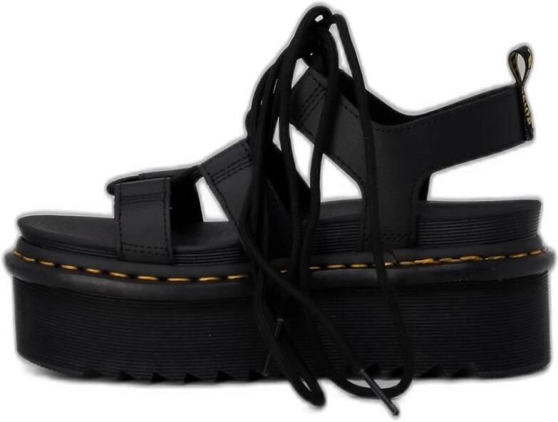 Dr. Martens Athena Leren Sandalen Lente Zomer Collectie Black Dames - Foto 3