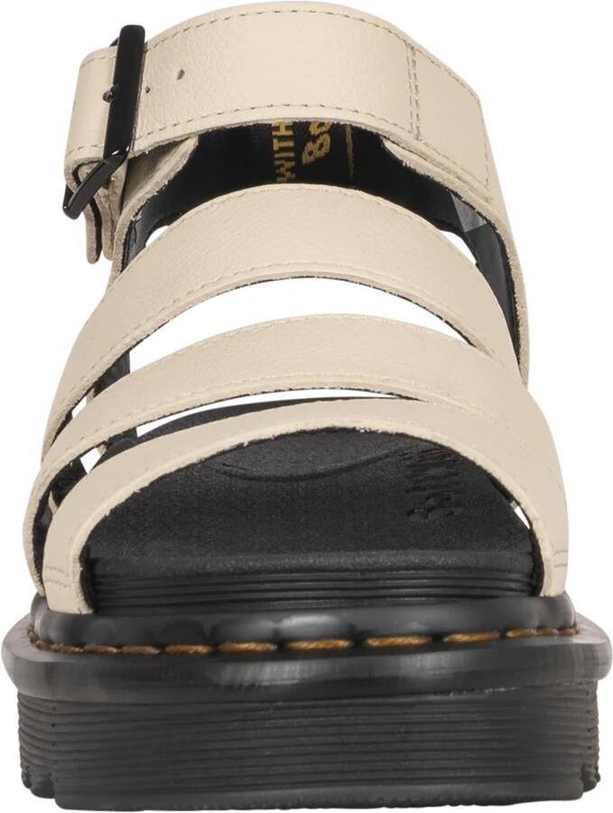 Dr. Martens Beige Sandaal van Textuurleer met Verstelbare Enkelband Beige Dames - Foto 7