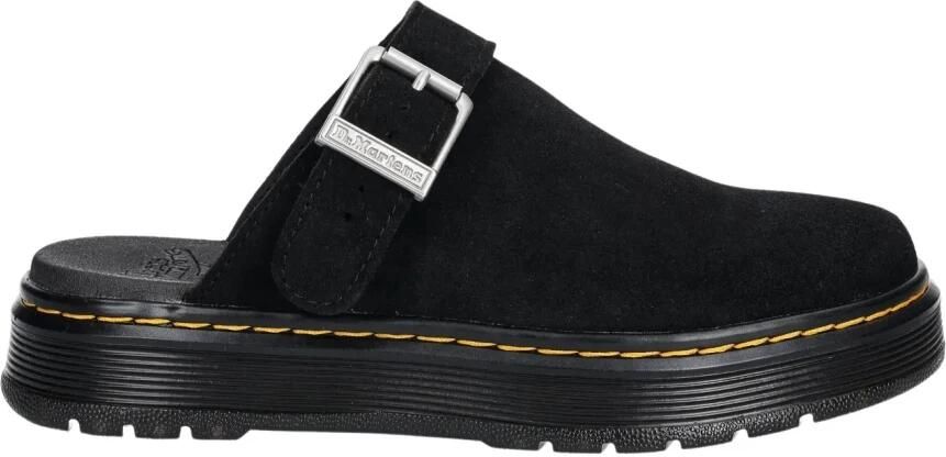 Dr. Martens Dr Martens Brookline Mule Bronx Suede Pantoffels Zwart