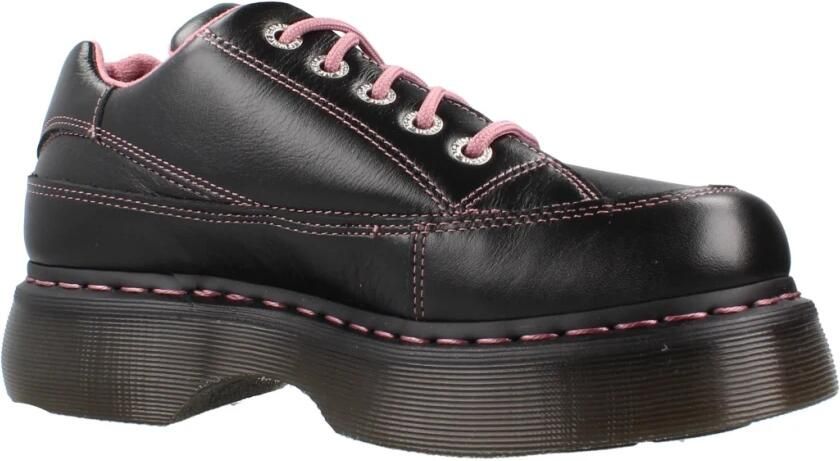 Dr. Martens Nette schoenen BUZZ 5 EYE SHOE BLACK MILLED GLOSS
