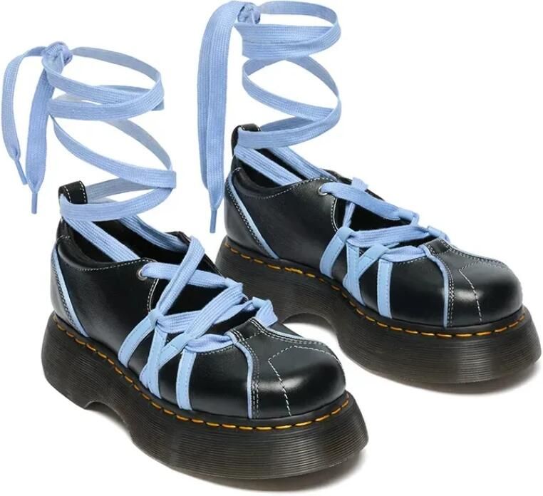 Dr. Martens Ballerina met riempjes 'Buzz' zwart - Foto 6