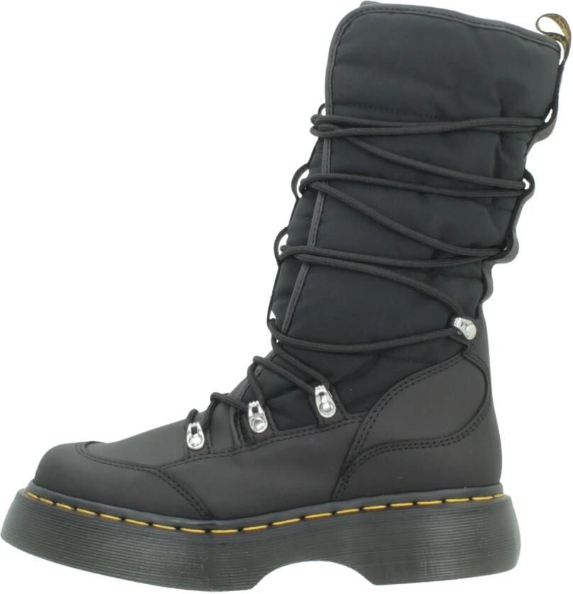 Dr. Martens Buzz Puffer Hi Snowplow Leer & Zacht Poly Laarzen