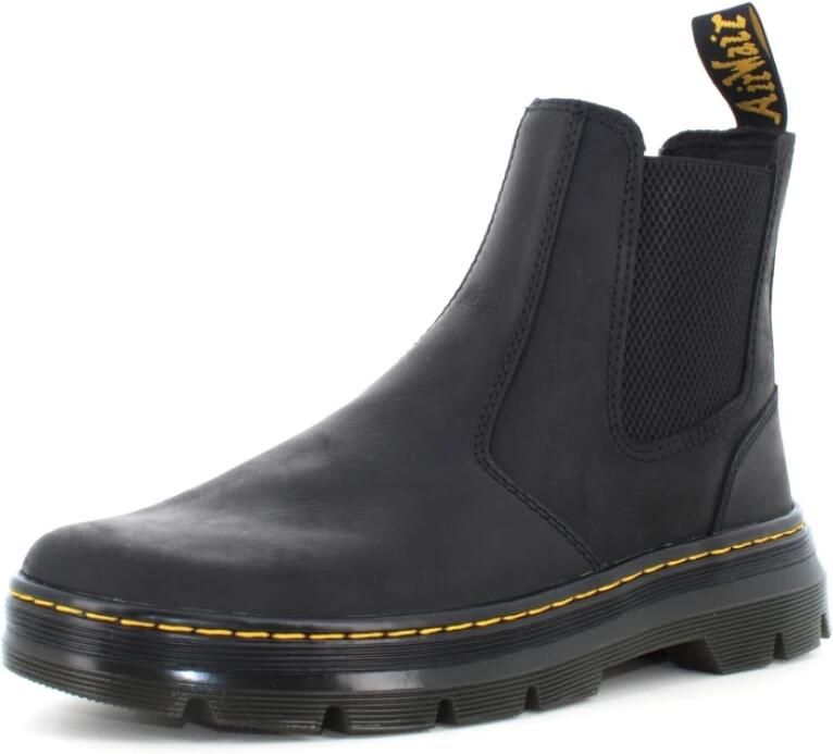 Dr martens Dr. Martens Embury Black Wyoming Zwart Leer Chelsea boots Unisex - Foto 6