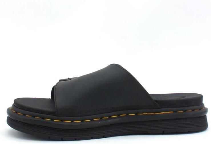 Dr. Martens Zwarte Leren Sandalen met Quad-zool Zwart Heren - Foto 2