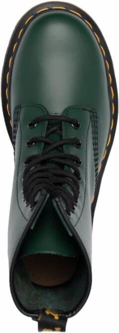 Dr. Martens 1460 Smooth leren veterboots Groen Echt leer - Foto 5