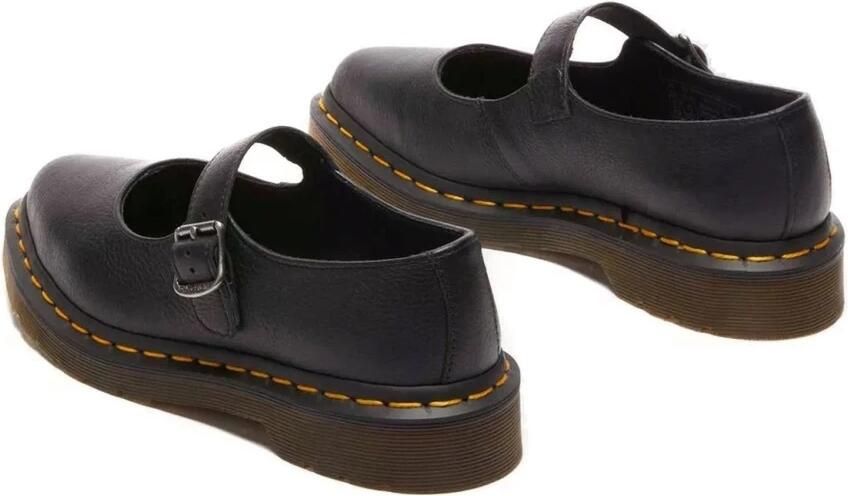 Dr. Martens Elphie Mary Jane leren ballerina's Black Virginia - Foto 10