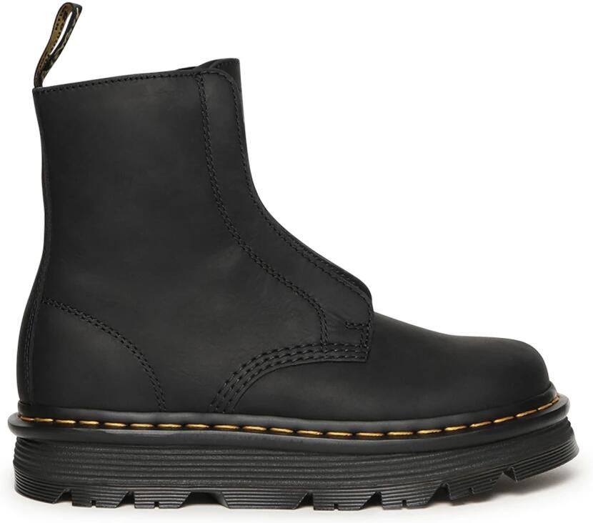 Dr. Martens Laarzen ZebZag Lace Less Laceless Boot Black Wyoming - Foto 3