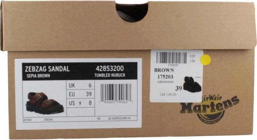 Dr. Martens Dr Martens Bruine Zebzag Leren Sandalen - Foto 3