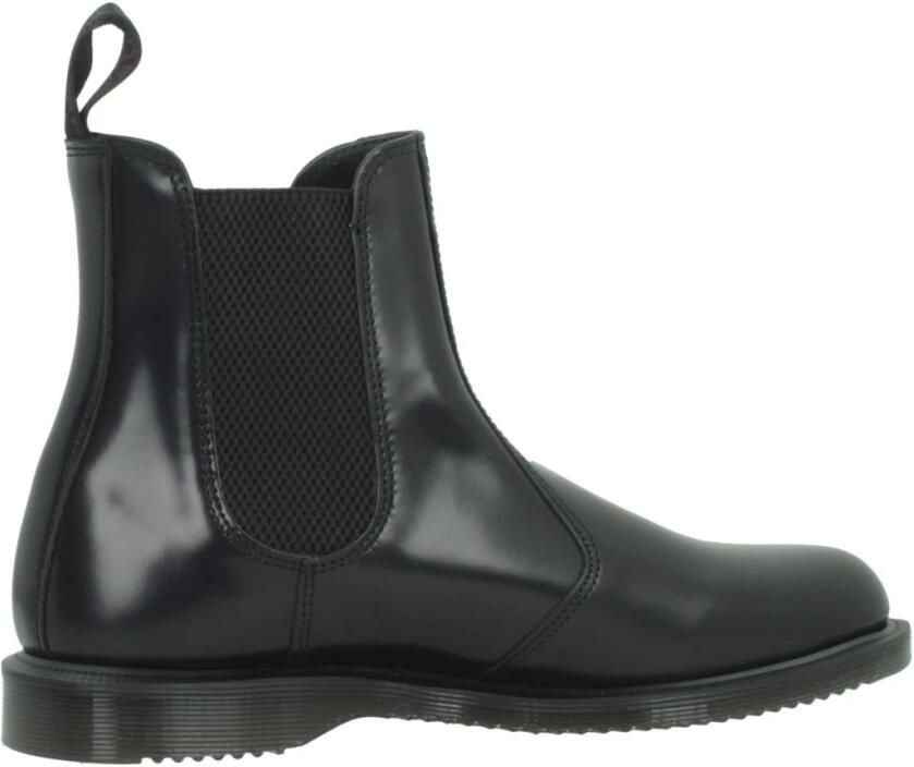 Dr. Martens Zwarte Leren Chelsea Laarzen Black
