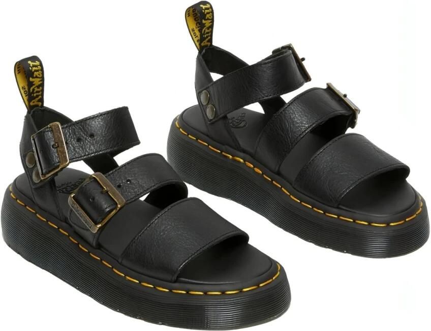 Dr. Martens Sandalen Gryphon Quad Black Pisa