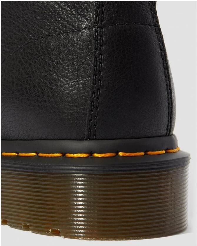 Dr. Martens 1490 BLACK VIRGINIA Volwassenen VeterlaarzenHalf-hoge schoenen Zwart - Foto 9