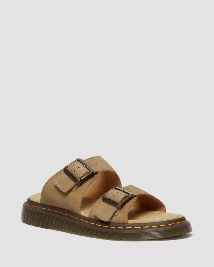Dr. Martens Klassieke Sliders voor dagelijks gebruik Brown Dames