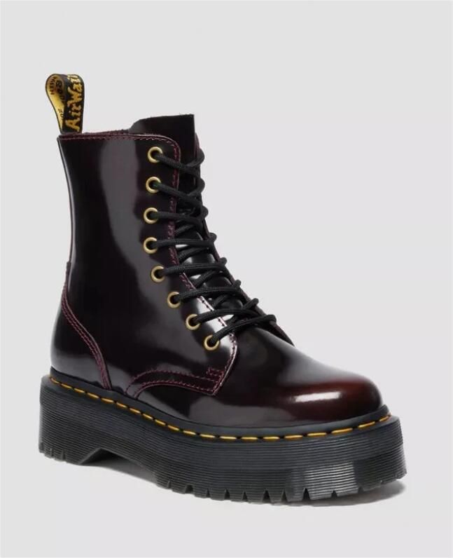 Dr. Martens Jadon Cherry Red Arcadia Unisex Veterboots Rood - Foto 2