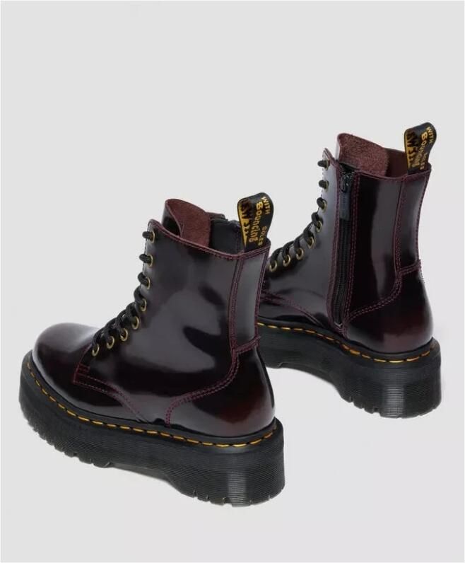Dr. Martens Jadon Cherry Red Arcadia Unisex Veterboots Rood - Foto 5