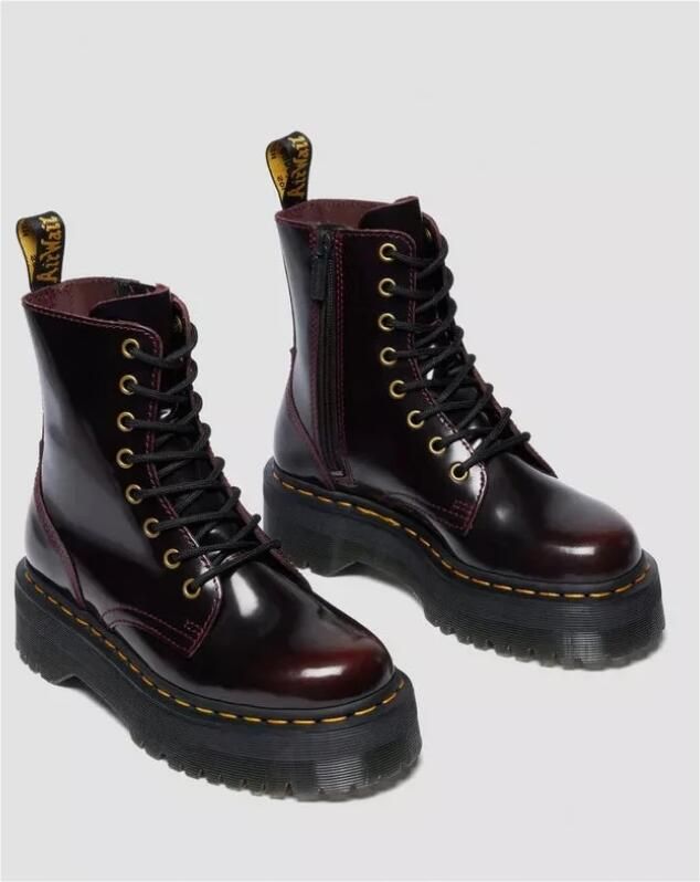 Dr. Martens Jadon Cherry Red Arcadia Unisex Veterboots Rood - Foto 7